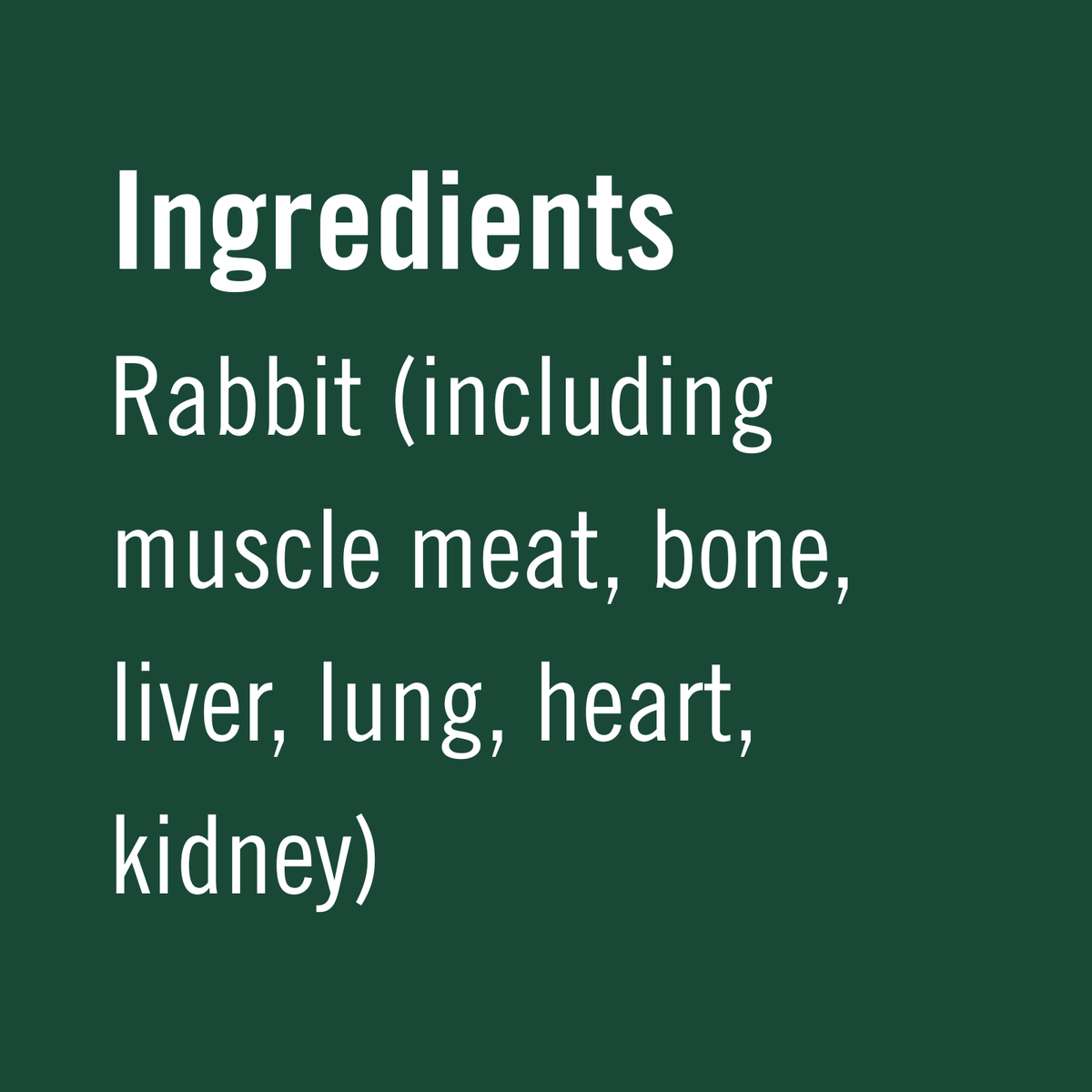Rabbit | Whole Ground