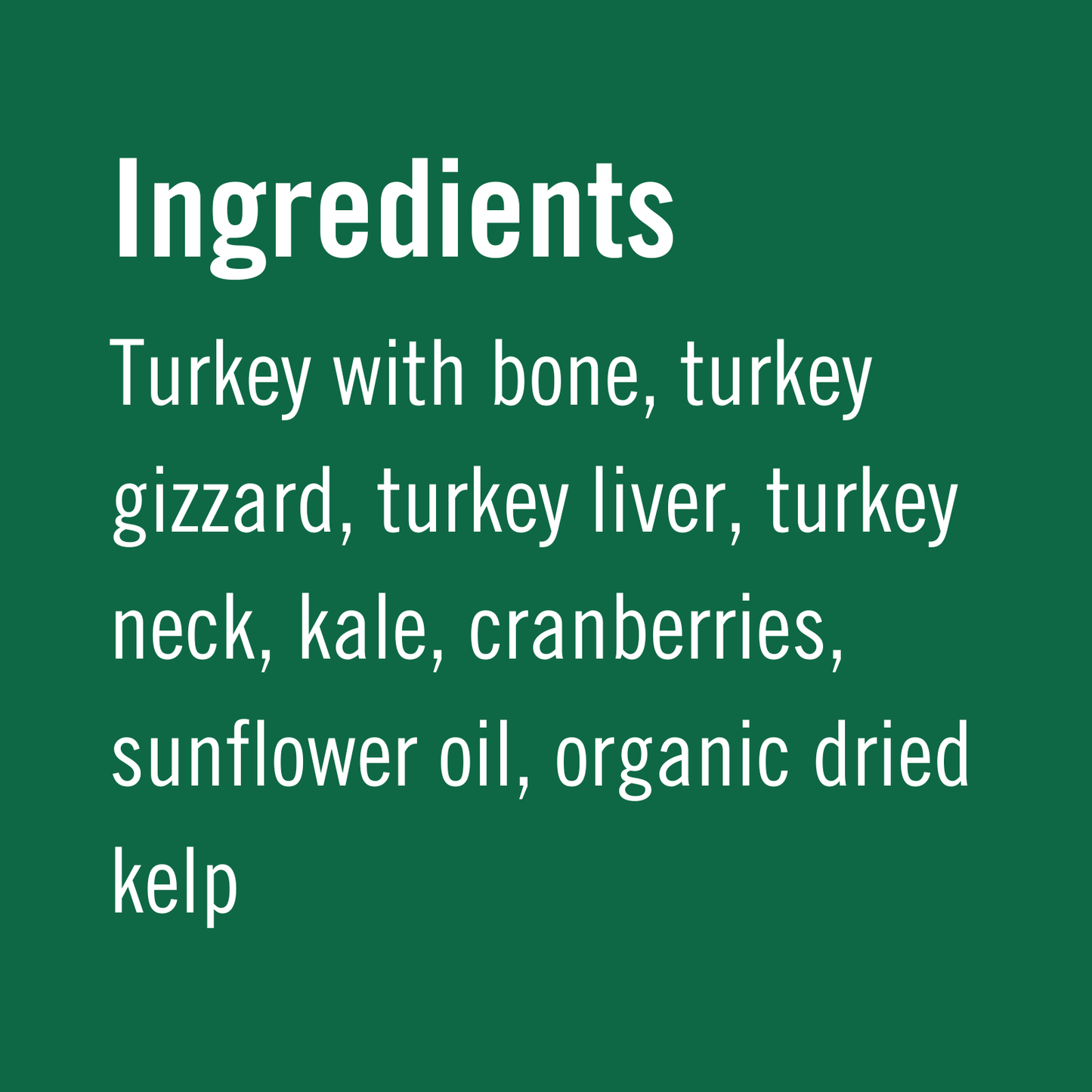 Complete and Balanced Turkey Formula - Coming Soon!