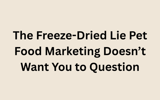 The Freeze-Dried Lie Pet Food Marketing Doesn’t Want You to Question
