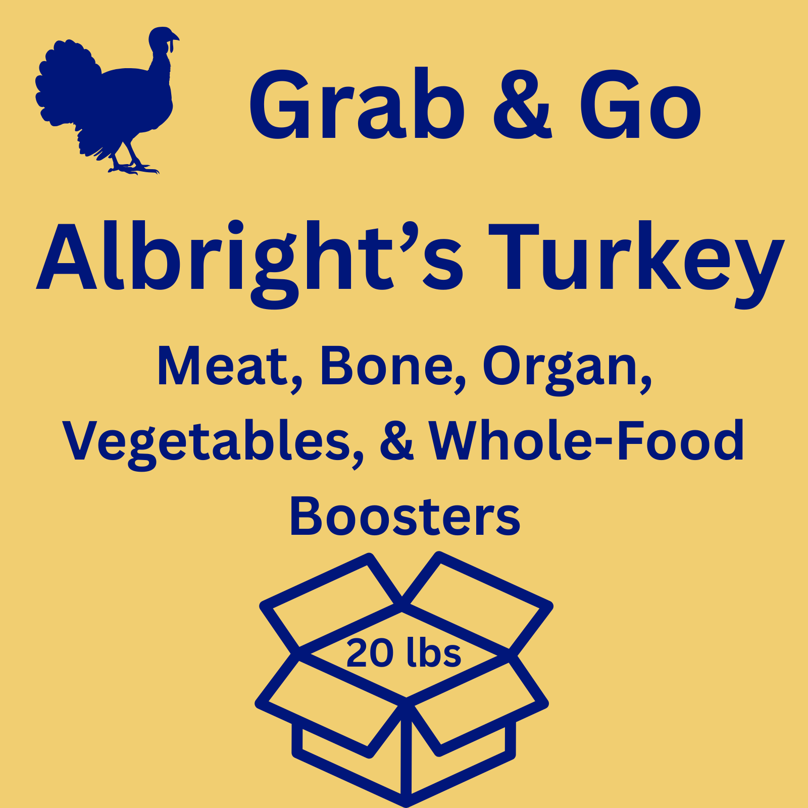 Grab & Go Complete & Balanced Turkey