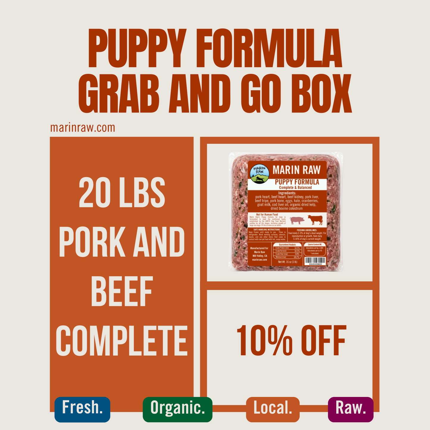 Grab & Go | 20 lb | Puppy Formula