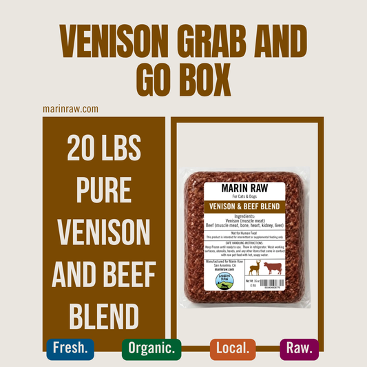 Grab & Go | 20 lb | Venison and Beef Blend