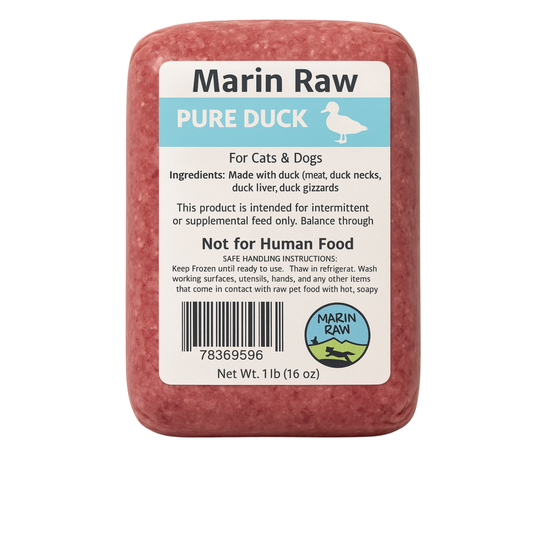 Marin Raw Whole Ground Organic Duck — Balanced by Nature