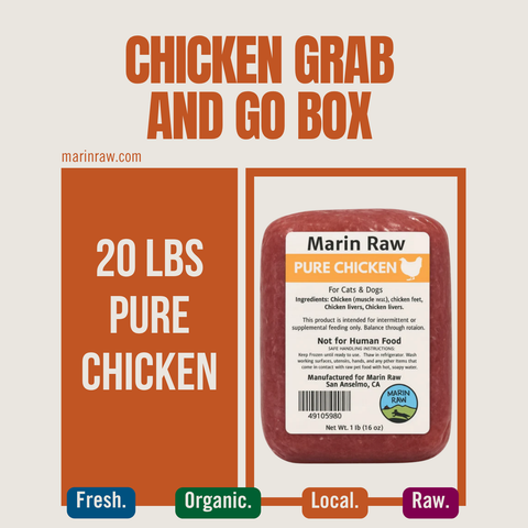 Grab & Go | 20 lb | Deer Park | Organic Whole Ground Chicken Raw