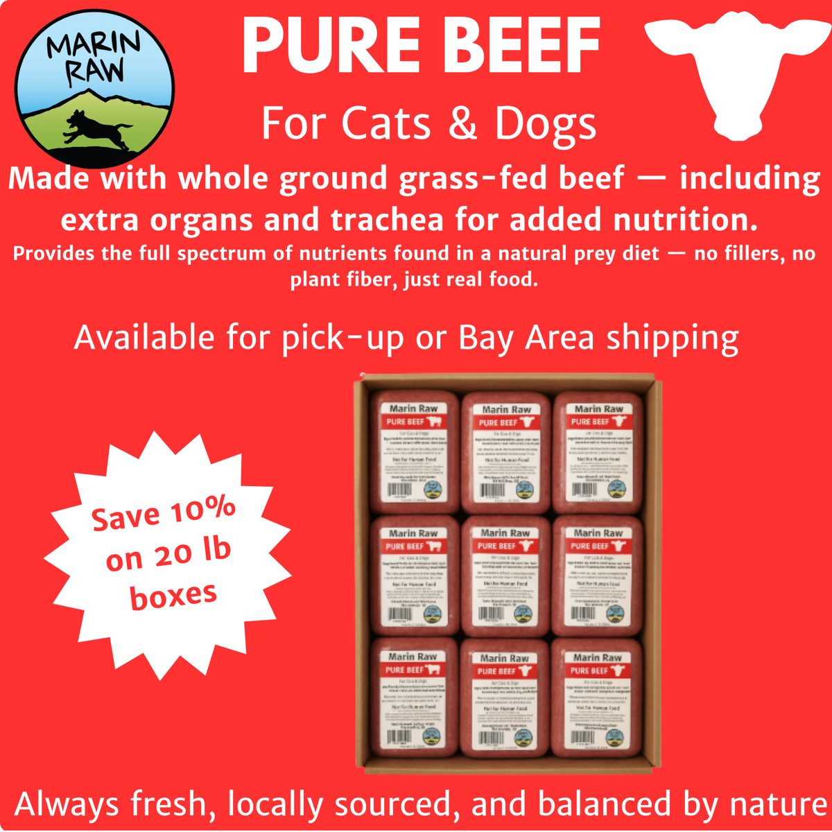 Grab &amp; Go Grass-Fed Beef | 20 lbs