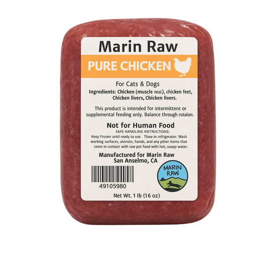 Marin Raw Whole Ground Organic Chicken - Balanced by Nature