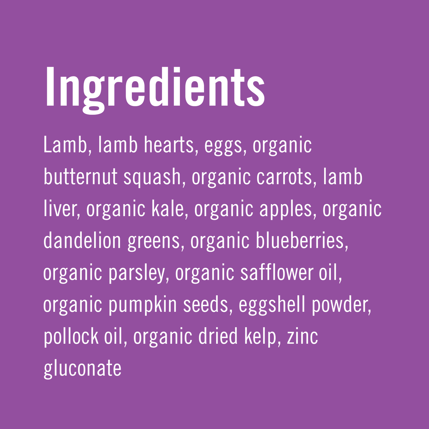 Evermore | Grain-free Lamb Recipe for Dogs