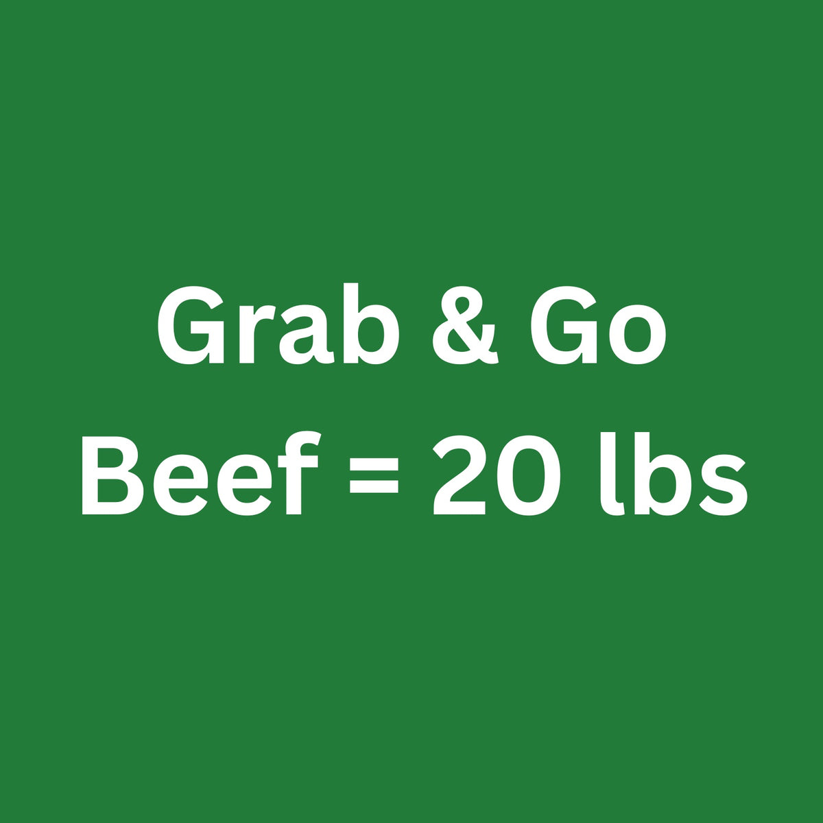 Complete &amp; Balanced Beef 20 lbs