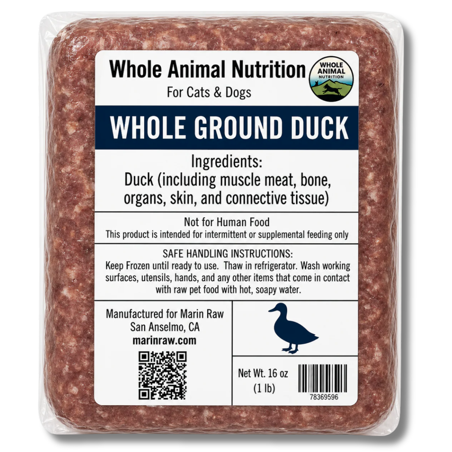 Duck | Organic Whole Ground