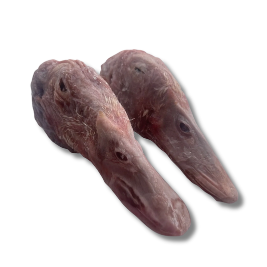 Raw Organic Duck Heads