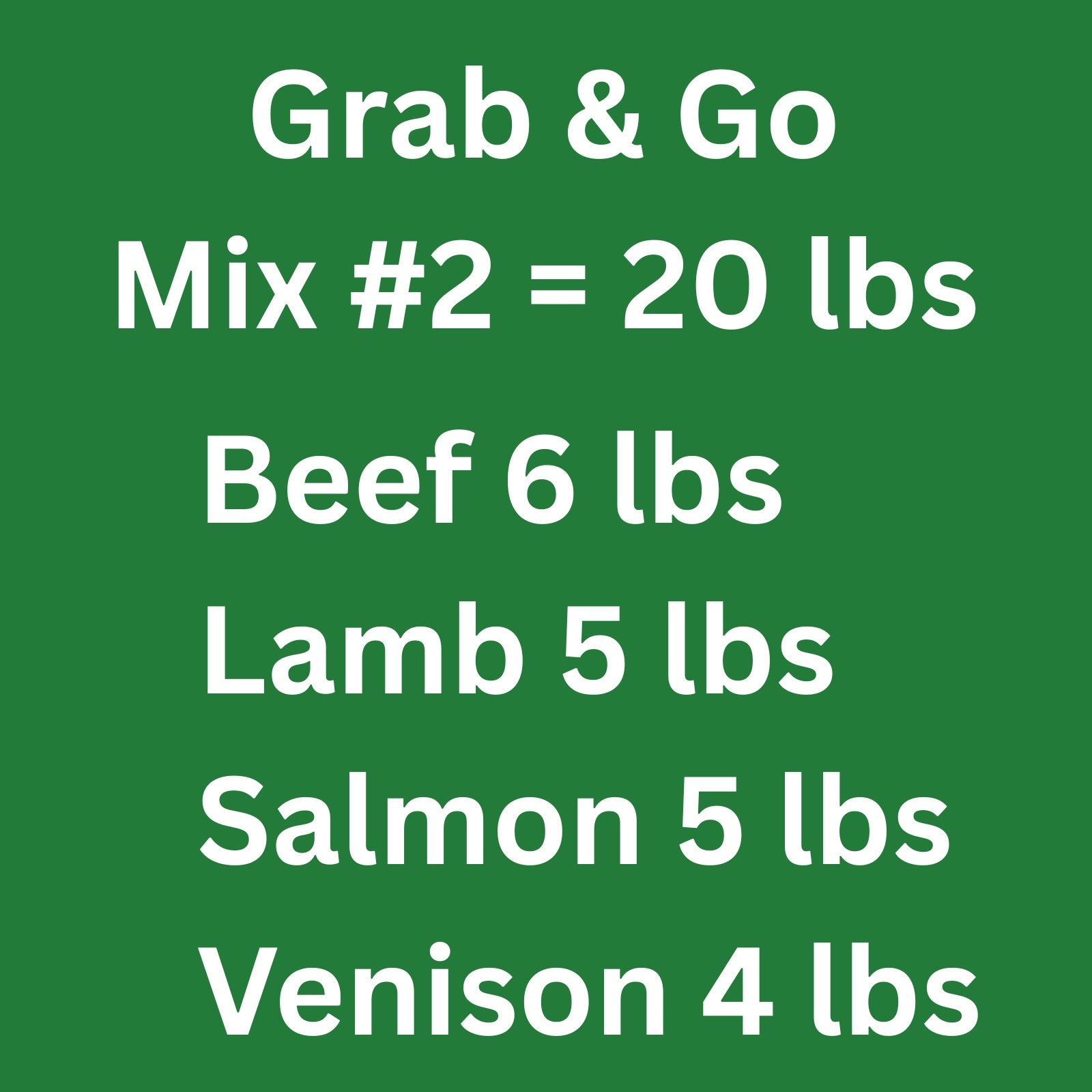 Complete & Balanced Mix #2 20 lbs
