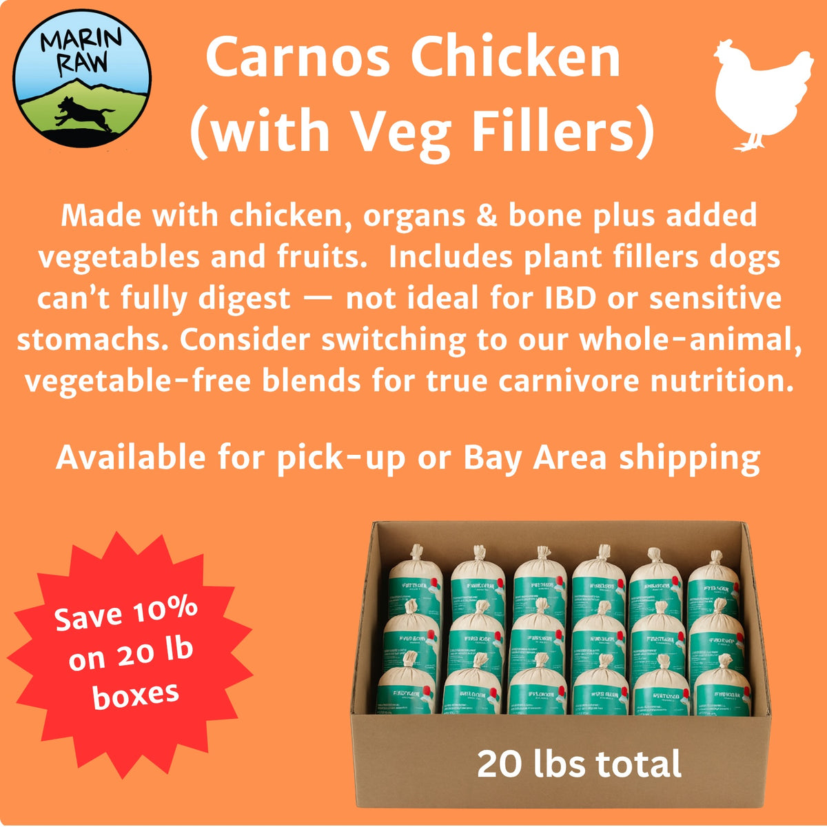 Grab &amp; Go Chicken Recipe w/ Veg Fillers
