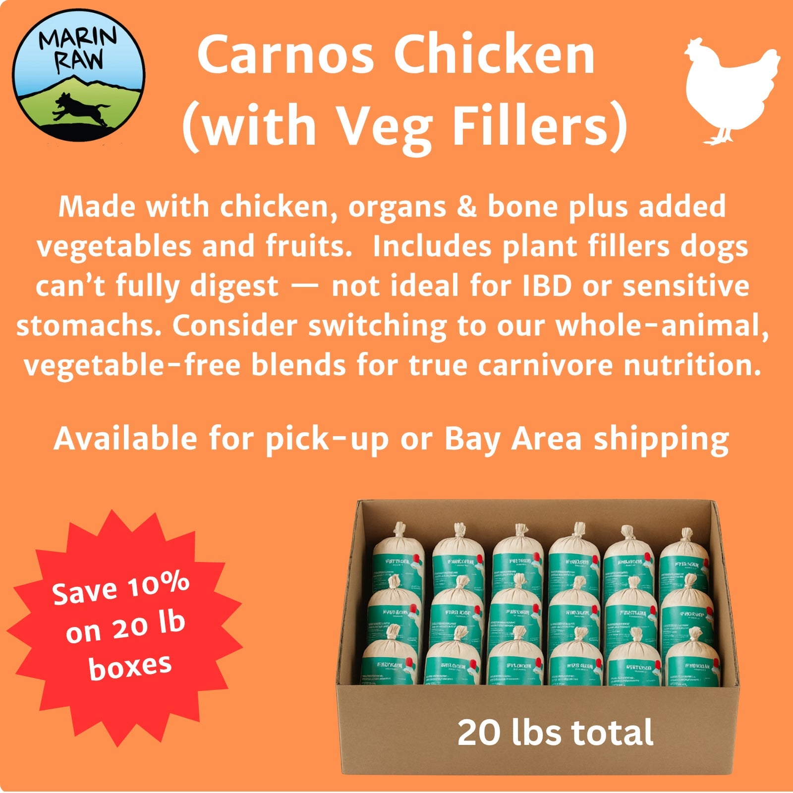Grab & Go Chicken Recipe w/ Veg Fillers