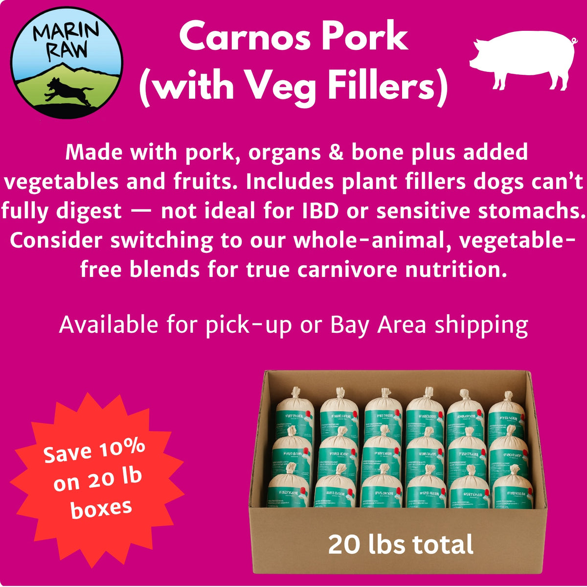 Grab &amp; Go Pork Recipe w/ Veg Fillers