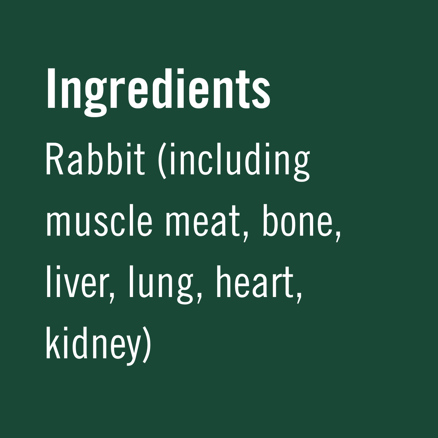 Rabbit | Whole Ground