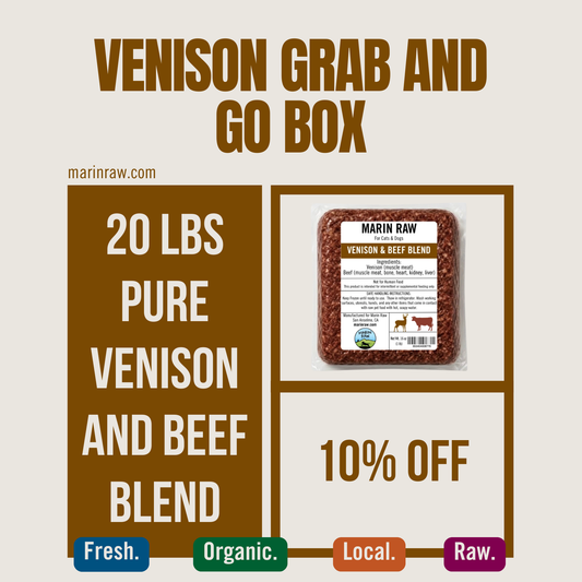 Grab & Go | 20 lb | Venison and Beef Blend