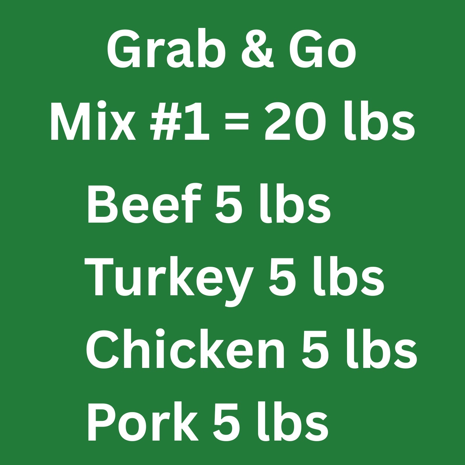 Complete & Balanced Mix #1 20 lbs