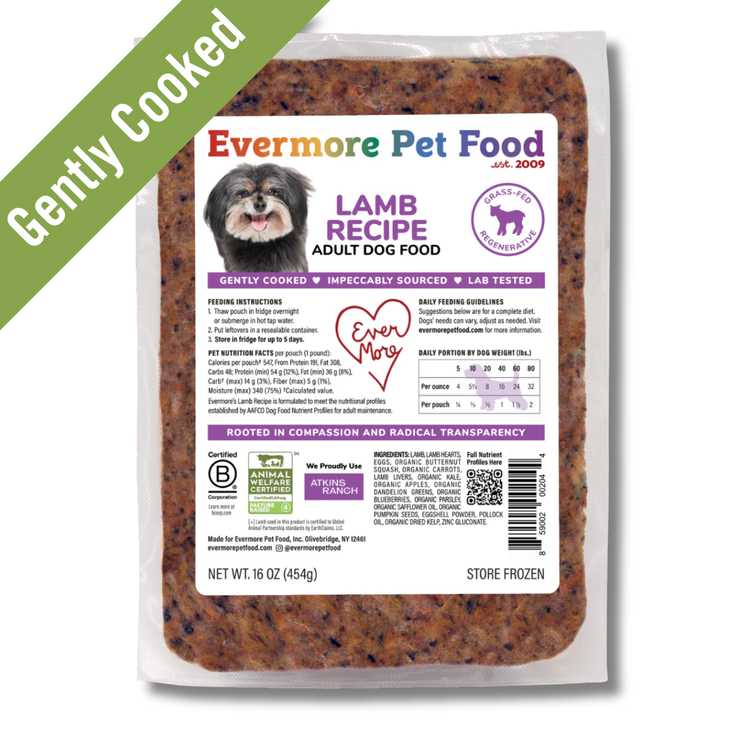 Evermore | Grain-free Lamb Recipe for Dogs