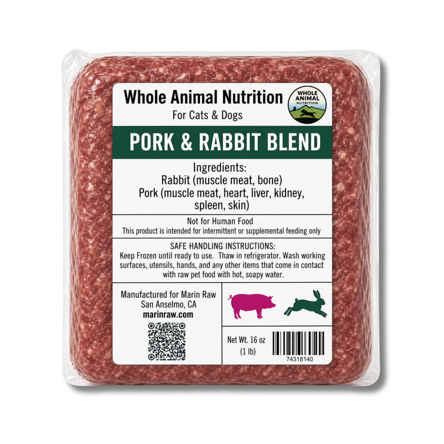 Pork & Rabbit Blend for Cats & Dogs