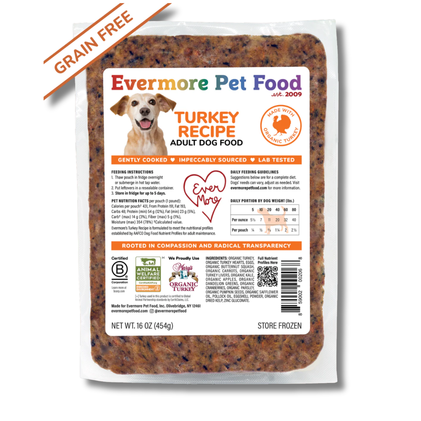 Evermore | Grain-free Turkey Recipe for Dogs